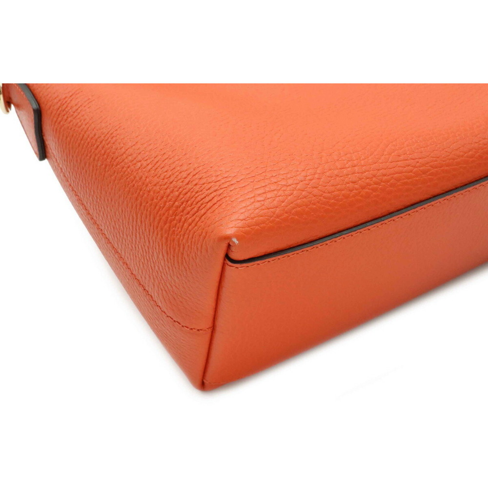 Gucci Orange G Leather Interlocking Crossbody 2wa… - image 3